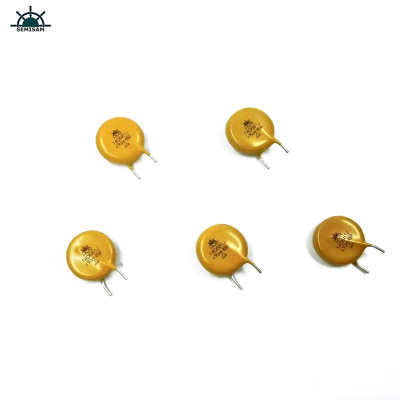 Odm prețul mai mic serviciu bun, galben ridicat de ridicat MOV 14mm HVR14D681K Zinc Varistor pentru lumini LED