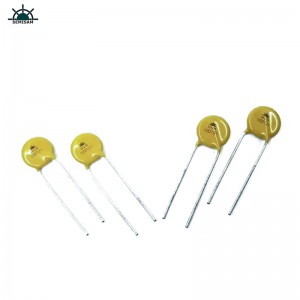 Furnizor de rezistor de la China ODM Galben Silicon 10D121 Diametru 10mm Oxid de metal Varistor pentru LED Light