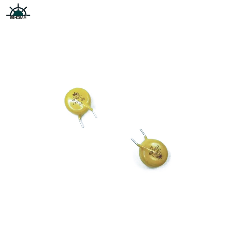 China Original producător Componente electronice pasive, galben MOV 10mm HVR10D681K Zinc Oxid varistor