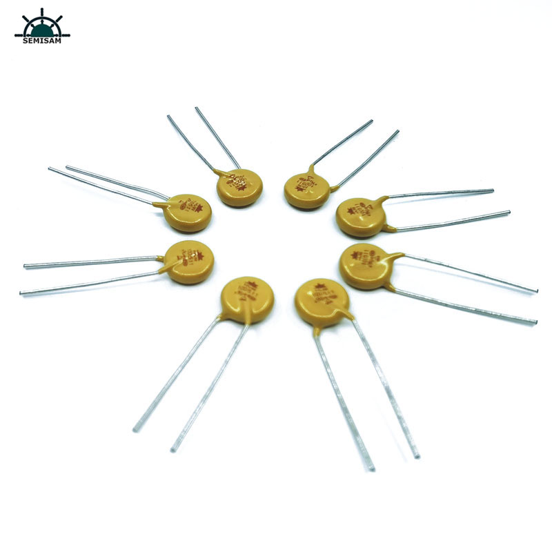 China de rezistență a producătorului Furnizor de siliciu galben 10d511 Diametru 10mm oxid de zinc Mov Varistor pentru alimentare