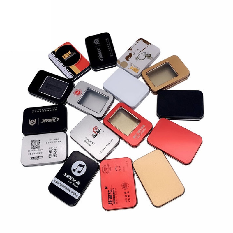 China cu ridicata grad de alimentare mici dreptunghiulare cadou cutii USB flash disc cutie în stoc (87mm * 60mm * 18mm)