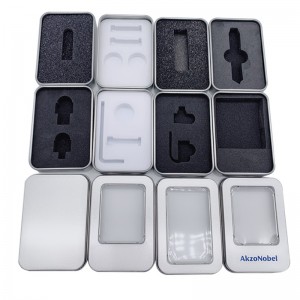 China cu ridicata grad de alimentare mici dreptunghiulare cadou cutii USB flash disc cutie în stoc (87mm * 60mm * 18mm)