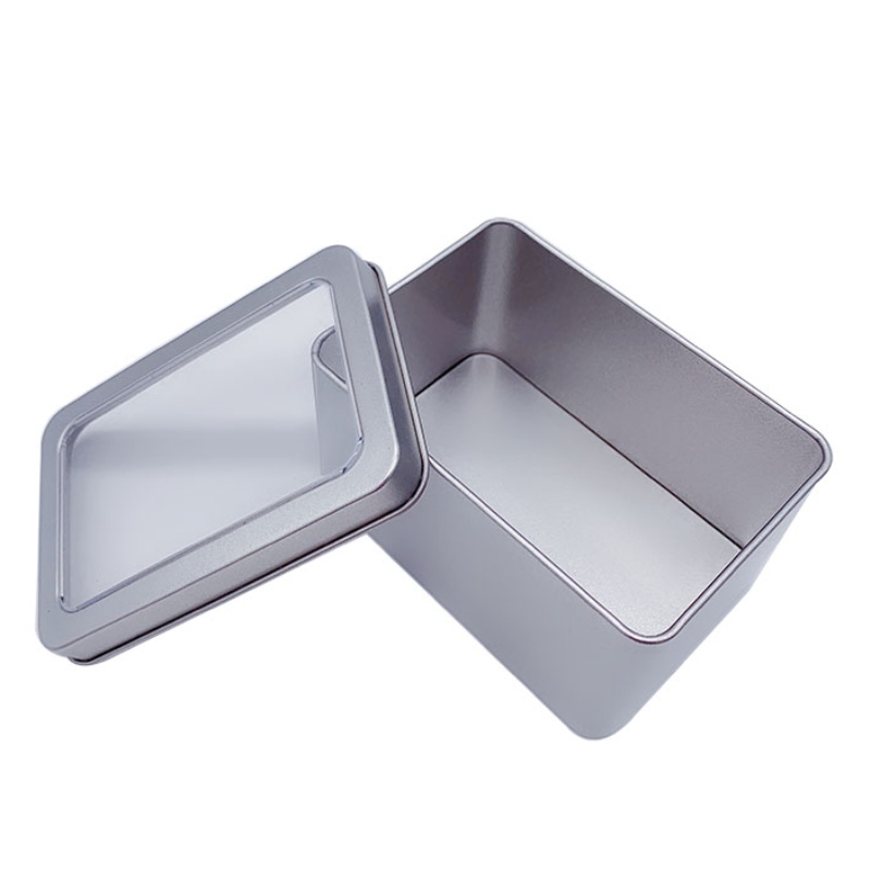 Square Tin Plaplate Can, Material de grad de grad de 107mm * 70mm * 60mm)