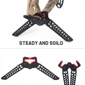 Elong Outdoor 46ST03 Suport de arc compus pentru tir cu arcul de fotografiere Suport de arc