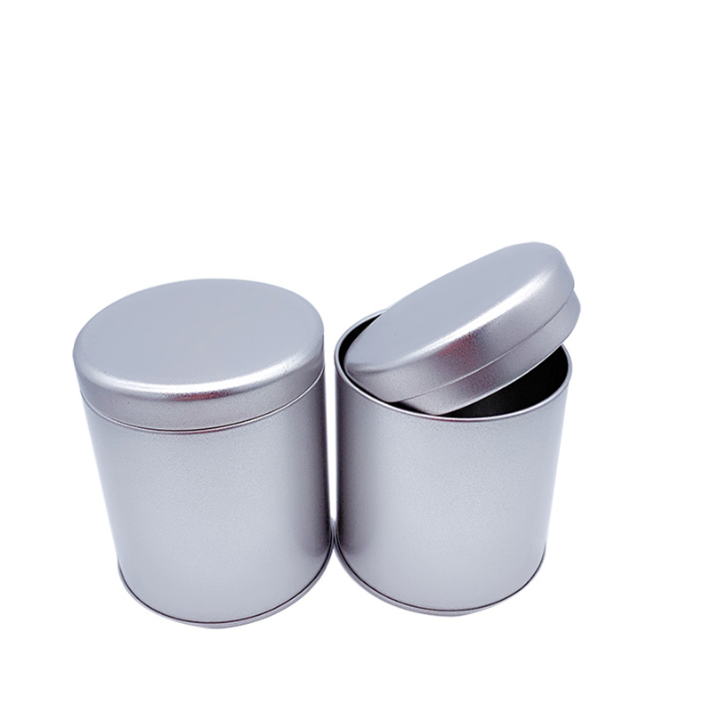 Food Grad Food Tinlate Sigilate Cances Cances Silver Inner Dopper acoperă cutii de ceai (90mm * 90mm)