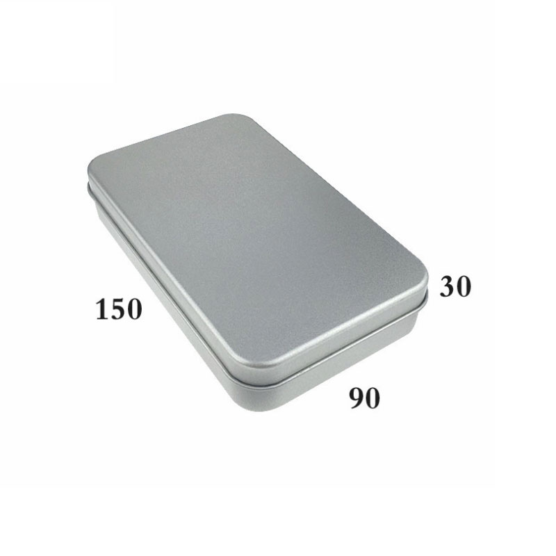 Fructe metalice de ambalare cutie dreptunghiulară perie cosmetică Tinplate cutie 150 * 90 * 30mm