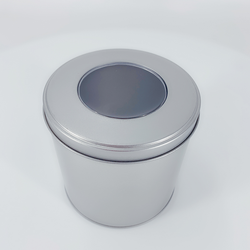 Fabrica en-gros rotund tin poate tin cutie CD caz zahar jar cadou cutie cadou personalizare (120mm * 120mm)