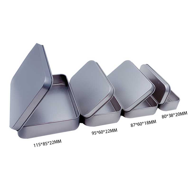 Redare cartela de metal Tină Box insigna cadou cutie cutie 115 * 85 * 22mm