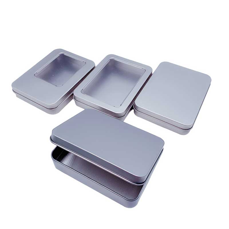 Redare cartela de metal Tină Box insigna cadou cutie cutie 115 * 85 * 22mm