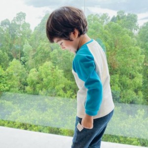 Tricotaj cu mâneci lungi tricotate pantaloni de bumbac tricotat