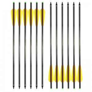 Elong Outdoor 117805 Robinete de carbon 18Inch OD 8,8mm Crossbow Crossbow Vânătoare de vânătoare folosind șuruburi