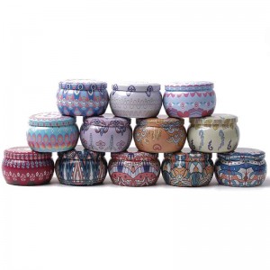 Borcanul lumânărilor metalul poate fi bomboane de ambalare Can 77 * 50mm