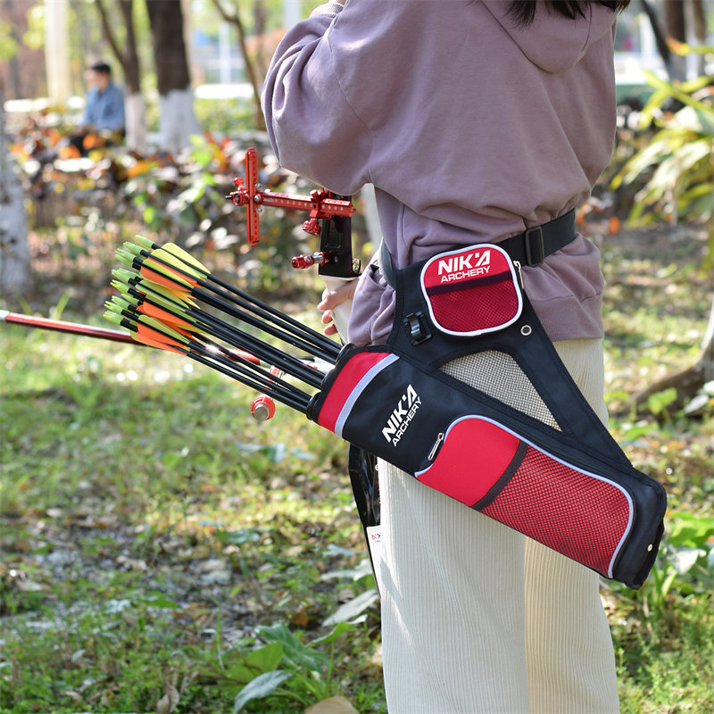 Archeria Nika 430025 LH Arrow Arrow Quiver pentru practica de fotografiere țintă în aer liber