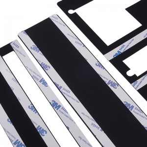 Flacări ignifugă și ușor de folie de izolare PP 0,25 mm Garnitură de izolare a energiei Negre 3716 foaie izolantă