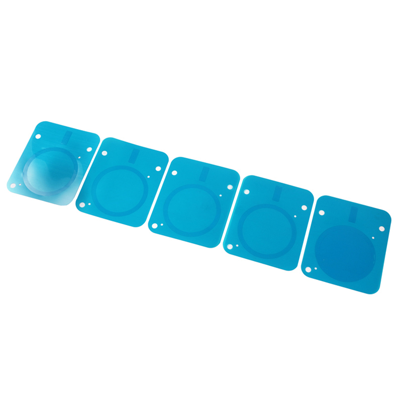 BOPU furnizează încărcare fără fir Film de protecție PVC Film de protecție Formarea albastră a telefonului mobil Scaun pernă de protecție film de protecție