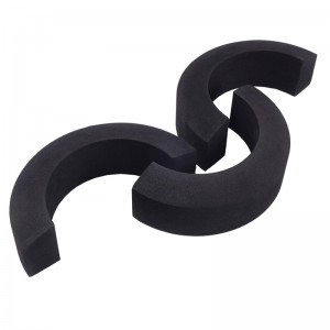 Îmbrăcăminte de absorbție EVA Material heterosexual de flacără ignifugnegru Dongguan spumă EVA Heterosexual Material Turnare