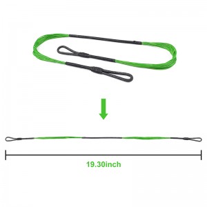 Elong Outdoor 280046-03 19.3inch 20 fire Crossbow String Fluorescent Green pentru Sistemul Cobra System Adder/R9