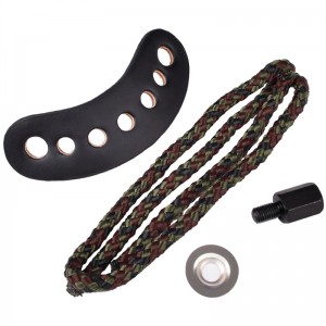 Elong Outdoor 470017 Slisare de mână Brown Culoare din piele Groime metalice pentru arcul Fotografiere de arcul