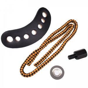 Elong Outdoor 470018 Spălătorie de mână Orange Culoare din piele Metal Groture Tir cu arcul Echipamente de fotografiere