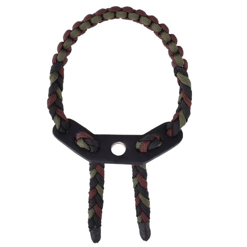 Elong Outdoor 470020 Slist de încheietura mâinii verde Culoare din piele Piele de metal Groime pentru arcul de arcul Fotografiere