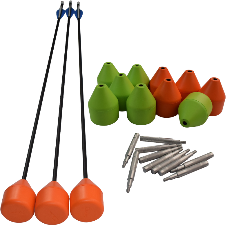 Elong Outdoor 157943 Spumă Arrow Cap CS Glame Glue-In Tirocerie Sponge Arrowhead Spumă Sfaturi pentru împușcăturile de tir cu arcul