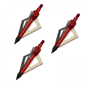 Nika tir cu arcul 15B005 100/125 cereale din oțel inoxidabil Broadhead pentru tir cu arcul Vânătoare 3 lame Broadhead