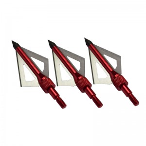 Nika tir cu arcul 15B005 100/125 cereale din oțel inoxidabil Broadhead pentru tir cu arcul Vânătoare 3 lame Broadhead