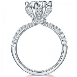 Tuochen Bijuterii Fabrica Sterling Silver 925/18K/14K/10K/9K Inel cu 3A/5A Zircon/Moissanite/Diamond Stone