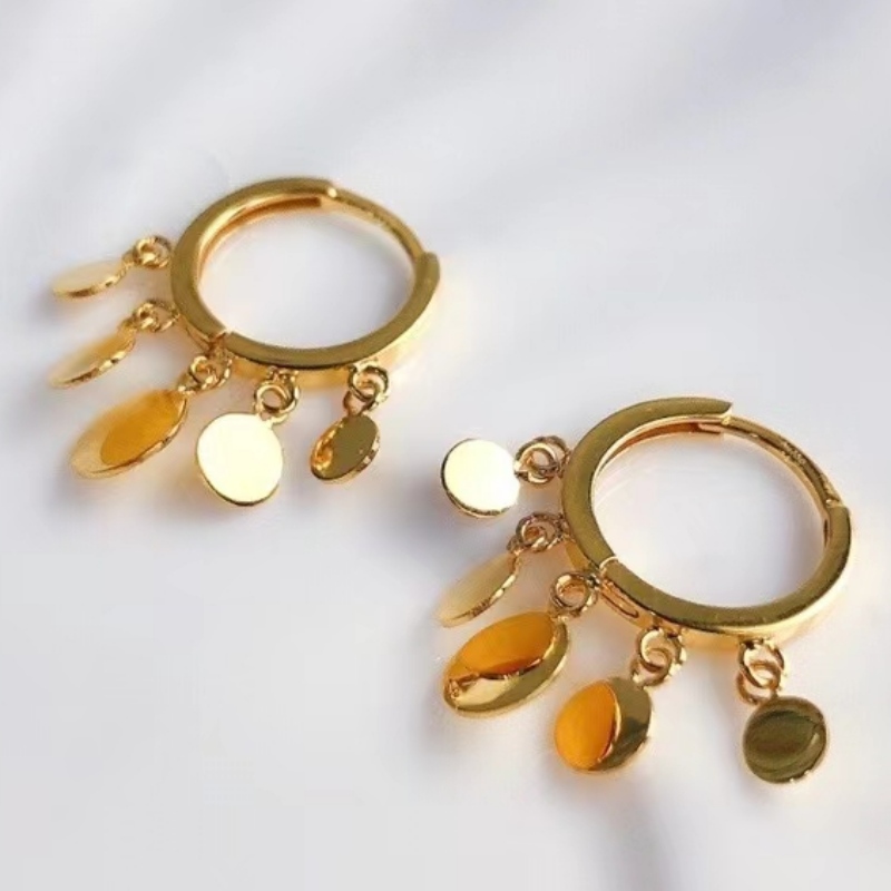 TUOCHEN Bijuterii Factory Nou Design 18K Galben/rose Gold Cercei cadou pentru femei