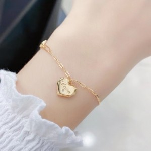 TUOCHEN Bijuterii producător de moda de design 18k/14k/10/9k/argint 925 aur heart stil brățară pentru femei