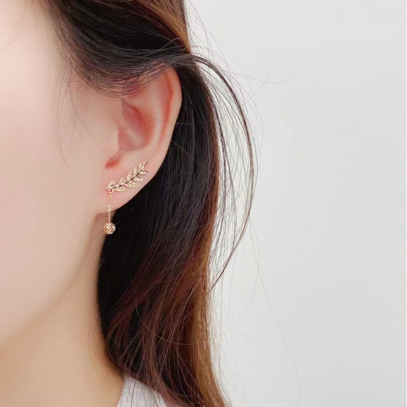 Tuochen Bijuterii Custom 18K Rose/yellow Gold Fashion Cercei Hoops Set pentru cadou