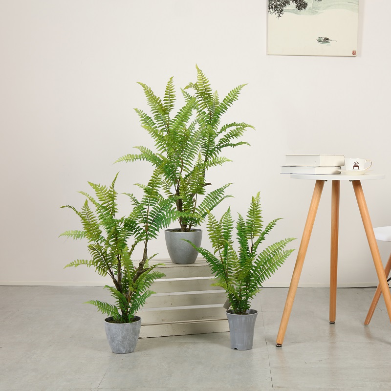 Plante faliste false artificiale copac artificial cu oală de vânzare