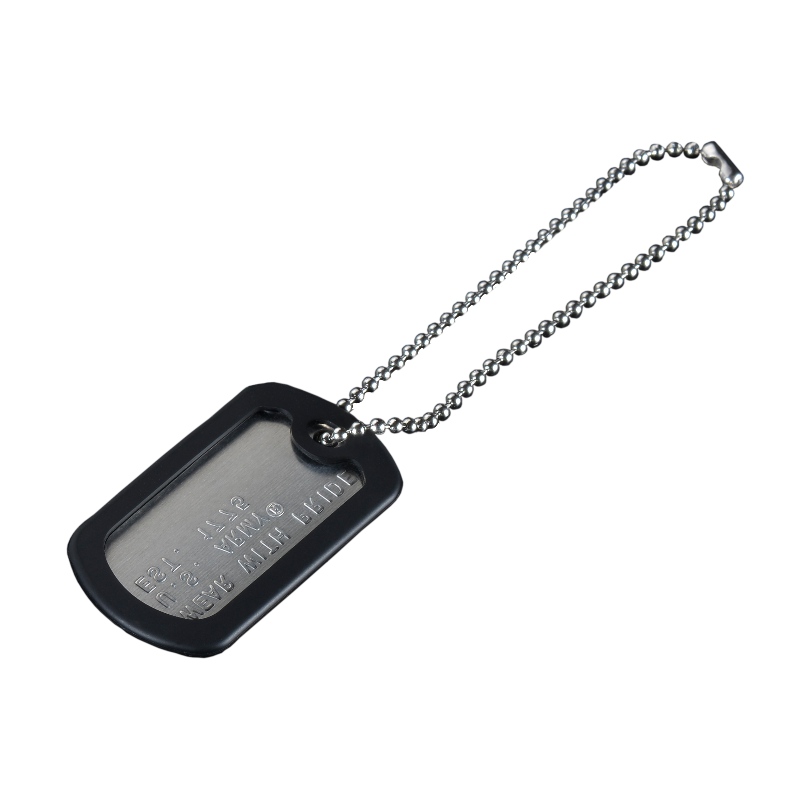 Fabrică en-gros personalizat metal militar câine tag durabil drăguț anodizat aluminiu gol etichete câine