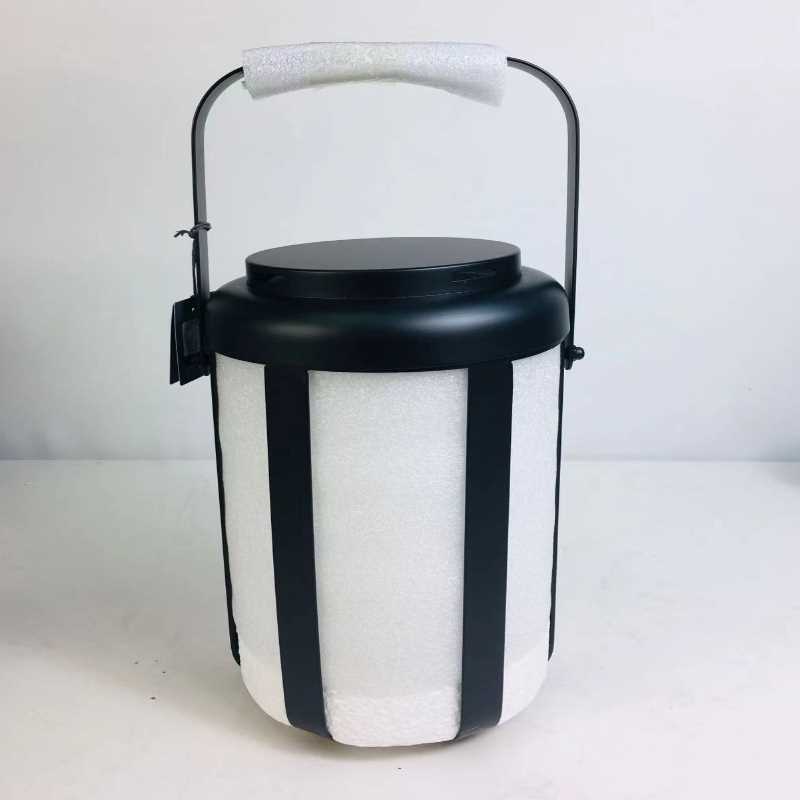 Hot Vindem Lantern de sticlă metalic