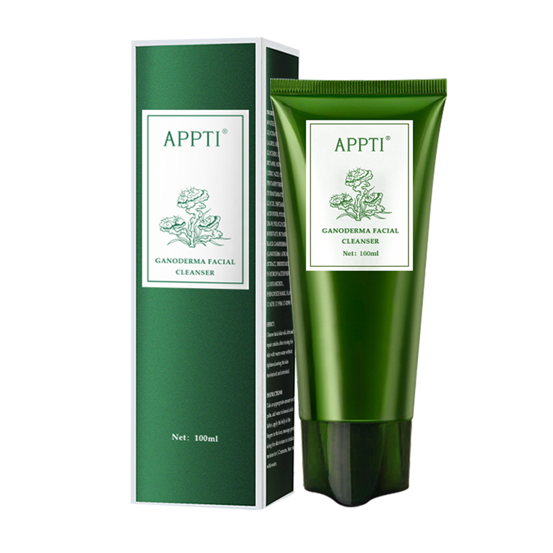 Etichetă privată anti acnee aloe vera fata spalator facial cleanser ganoderma essence fash spalat