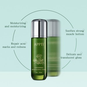 OEM/ODM Natural Organic Ganoderma Toner Îngrijire a pielii Albirea hidratantă Ganoderma Lucidum Extract Revitalizarea Esenței Apă