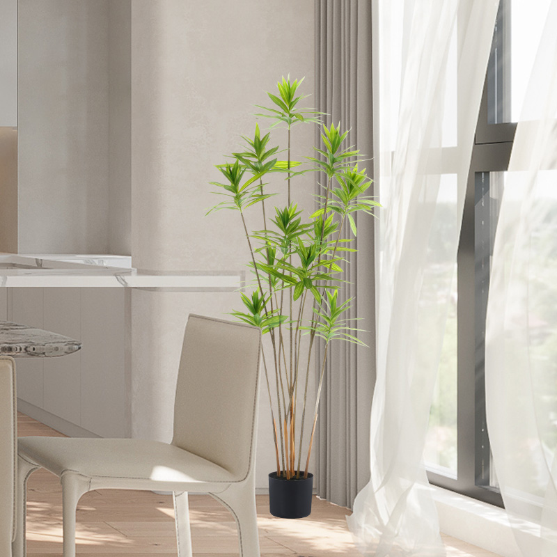 Arbori artificiali Plante artificiale artificiale Plante artificiale Sticlă Indoor Outdoor Bonsai Copes Chineză Plante artificialenou proiectate