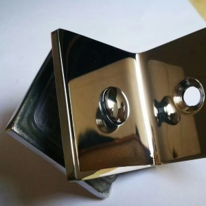 90 de grade Cameră de duș Băi de baie Ușă de sticlă Pătrat clip