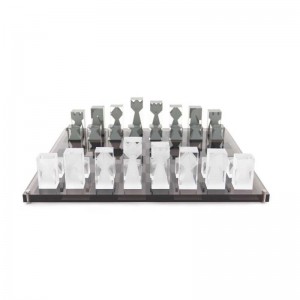 Jucării clasice Set de șah acrilic extrem de cristal