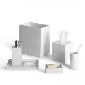 Simplu Design Resin Lacquare Accesorii pentru baie Set