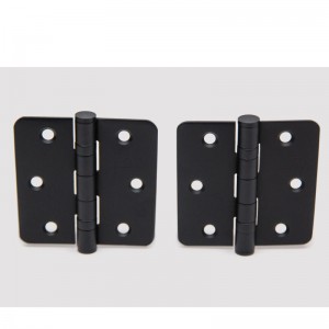 HN004 (2 pachet) 3,5 inch x3,5 inch balamale rotunjite 1/4 inch Raidus standard pentru dormitor rezidențial balamală