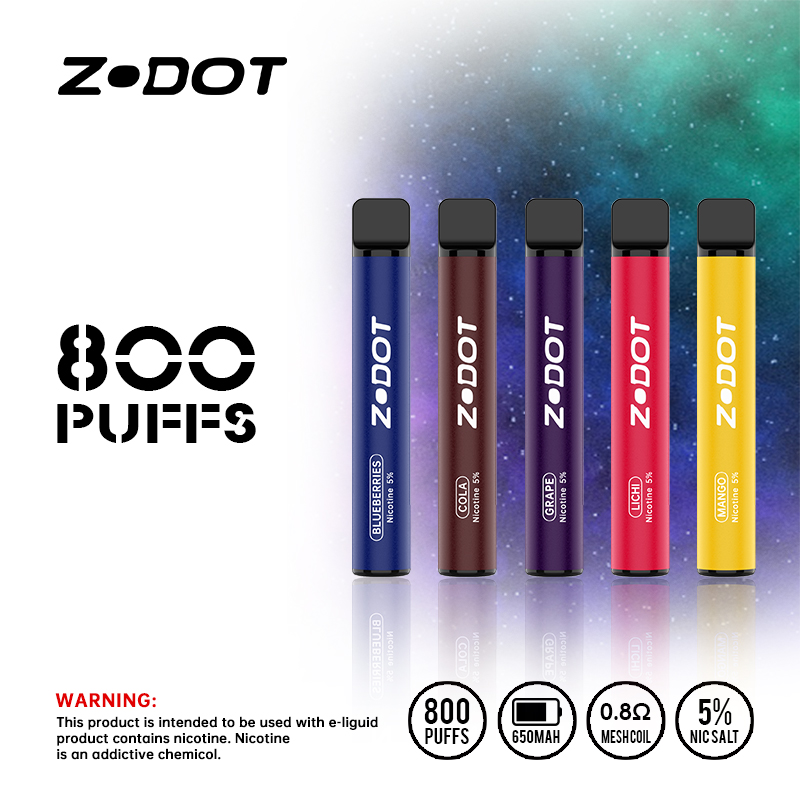 800 pufuri de unică folosință PEN VAPE