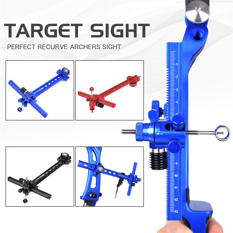 Elongarrow 260007 Tir cu arcul Recurve Arc țintă Fotografiere din aluminiu Material Recurve ars Vederea