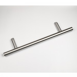 SS-038 COMERCIAL DUMPTY Grad-304 Oțel inoxidabil Push Trage ușă ușă mâner Offset Trafset, ușă de sticlă ușă din lemn ușă metalică mâner de tragere