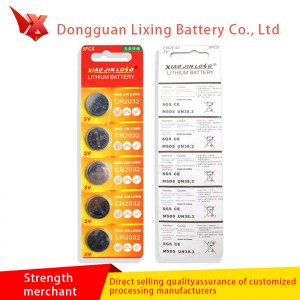 Baterie specială pentru producătorul bateriei pentru mica lanternă CR2032 3.0V Buton de sudare a bateriei de procesare a legii