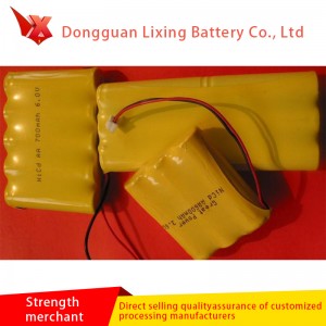 Unnumăr mare de baterii speciale pentru pulverizator de păr NICD400 2.4Vnr. 5 Baterie combinată 2.4V Personalizat de producători