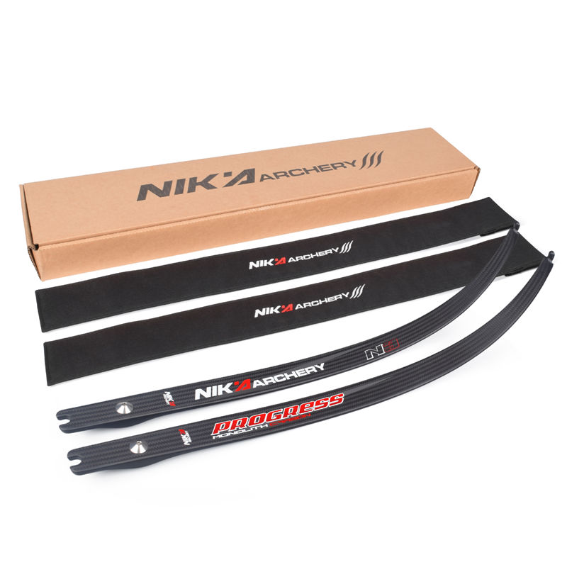 Tika tir cu arcul N3 70inci de tir cu arcul Recurve Bow ILF Limba de carbon