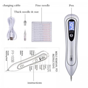 LED laser Fockle Mașină de îndepărtare a pielii Mole întuneric Spot feat wart Tag REMOVER PLASMA pen piele Tag de eliminare stilou
