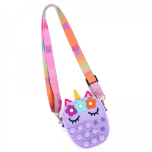 Crossbody Geantă de mână cu bule de silicon