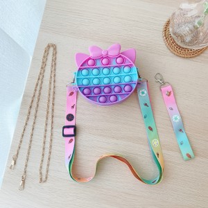 Bubble Fidget Toy Bags, Silicon Pop Bubble Fidget Genți